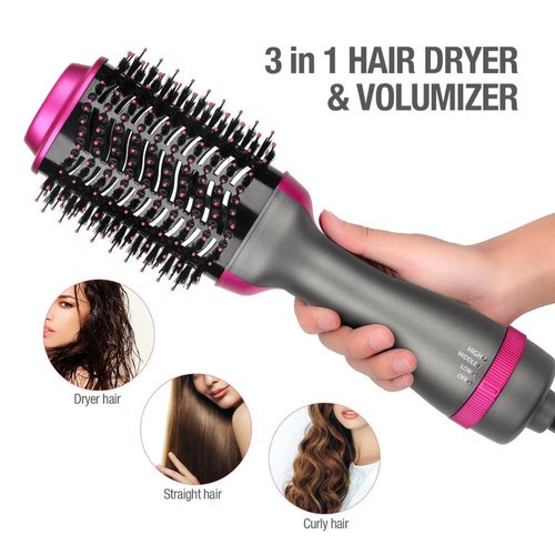 3 In 1 One Step Hot Air Brush (dryer + Styler) 3 In 1 One Step Hot Air Brush (dryer + Styler)